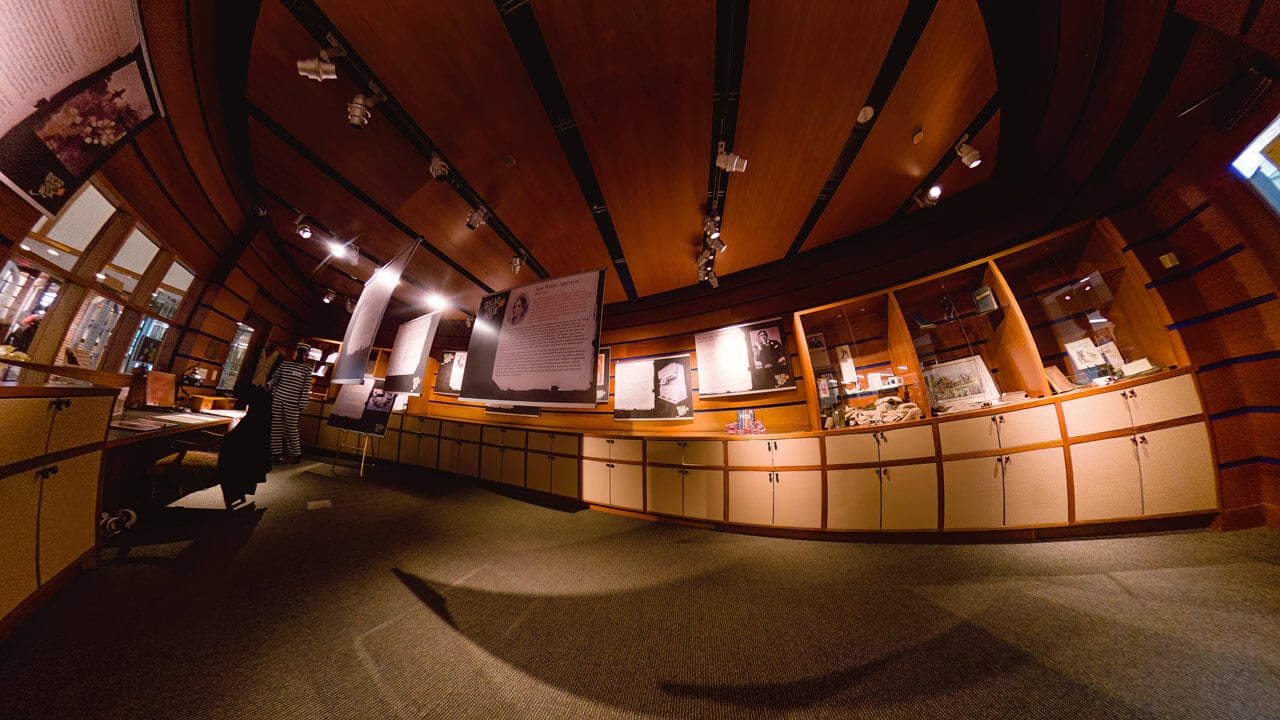 An overview of the An Gorta Mor exhibit on the Mount Carmel Campus